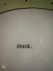 Rae Dunn : 6” : ‘Snack’ : Porcelain Plate — photo 2