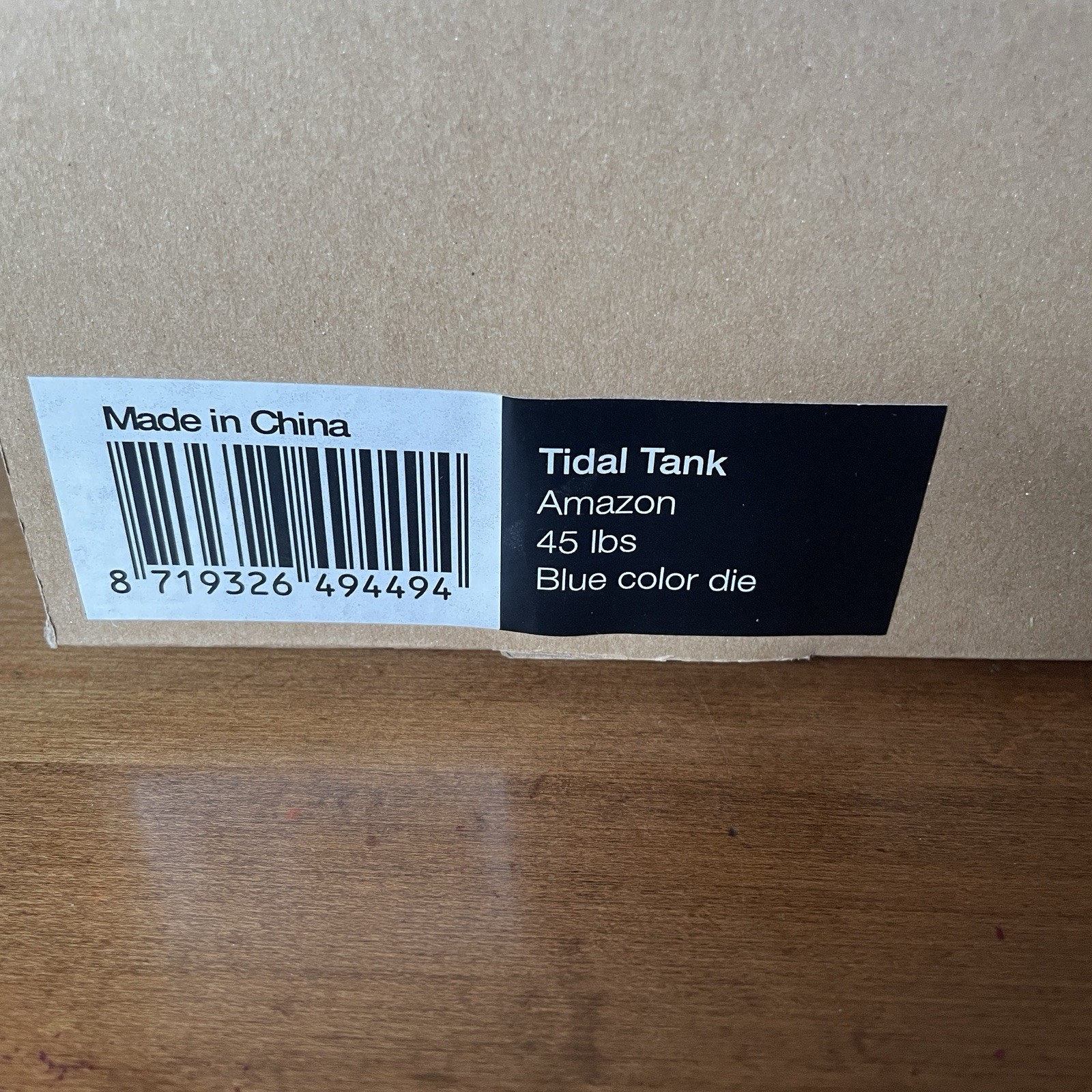 Tidal Tank - Original Aqua Bag Instead of Sandbag - Training Power Water Bag NEW