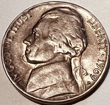 MINT ERROR/ 1969 D nickel Major Die Clash and Strike thru both Obv and Rev sides