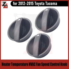 3pcs 55900-04070 Black Control Knob Fan Heater AC FITS 2012-2015 Toyota Tacoma