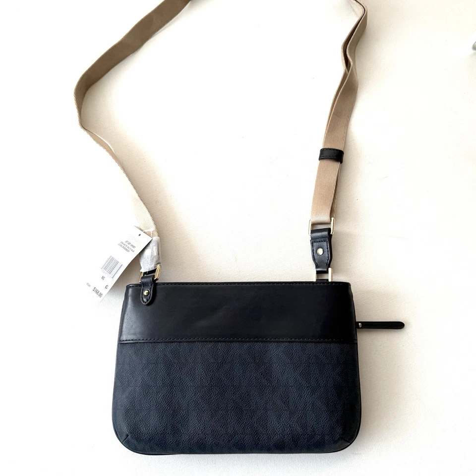 NWT Michael Kors Jet Set Sport East West Crossbody File Bag Baltic Blue CHIC! - Image 4 of 4