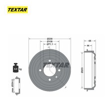 Tambour de frein Citroen AMI