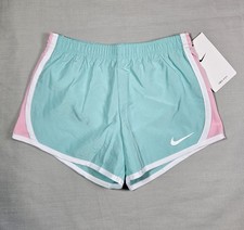 NIKE Girls Size 5 Small DRI-FIT Lined Running Shorts, Tropical Twist Color