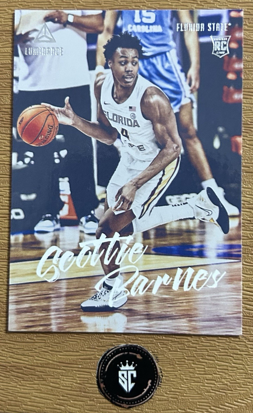 Scottie Barnes 2021-22 Chronicles Luminance Draft Picks Base Set Rookie #82