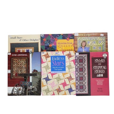 Lot 6 Star Quilt Pattern Books Softcover Krentz Burns McCloskey Orion Buggy Barn
