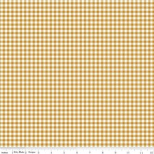 RILEY BLAKE - Bee Ginghams by Lori Holt - Butterscotch 1/4yd