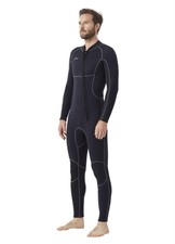 Men Wetsuits 3/2mm Neoprene Front Zip Full Wet Suit Keep Warm for Surfing Swi...