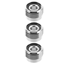 3pcs DIN to Yoke Adaptor for Diving Cylinder - Metal Scuba Tank Valve Insert,