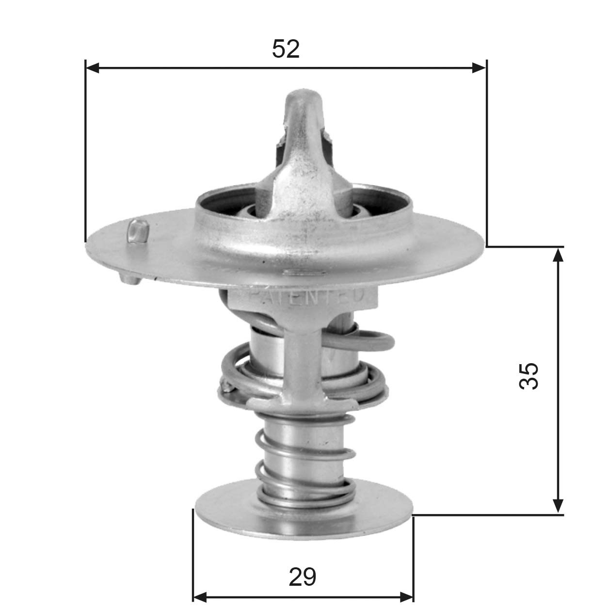 GATES-OE TH03382G1 Thermostat, coolant for HONDA,MITSUBISHI
