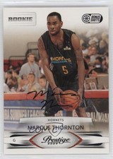 2009 Prestige Rookie Bonus Shots Black Signatures /100 Marcus Thornton Auto fm0