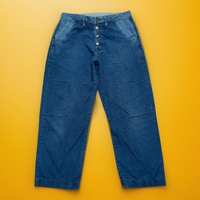 G-Star BRONSON MID 3D BT LOOSE CINCH CHINO Capri Jeans Damen W26 L30 #Q3-1