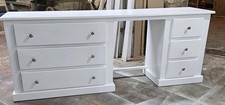 Aylesbury White Dubble dressing table ASSEMBLED 