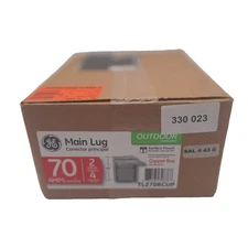 GE 70 Amp 2 Space 4 Circuit Indoor Enclosure Main Lug Circuit Breaker Panel