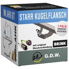 GDW Anhängerkupplung starr für Mercedes X-Klasse W470 17-20 + 7pol spezifisch