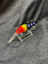 "LUNAR SUNRISE" Custom Airbrushed 3" Diving Minnow w/rattles & 3X strong hooks