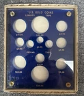 U.S. Gold Coins Liberty Type Blue 12 Coin Holder