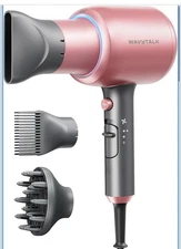 Wavytalk Hair Dryer, Blown Away Ionic Hair Dryer for Curly Hair with Diffuser
