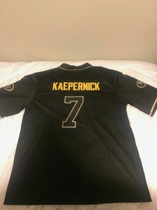 black and gold 49ers jersey