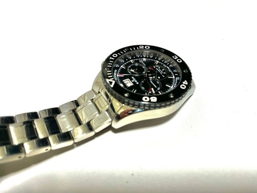 EDOX Class One 10017-3-NIN2 Chronograph Big Date Quartz Mens Watch - Picture 3 of 10