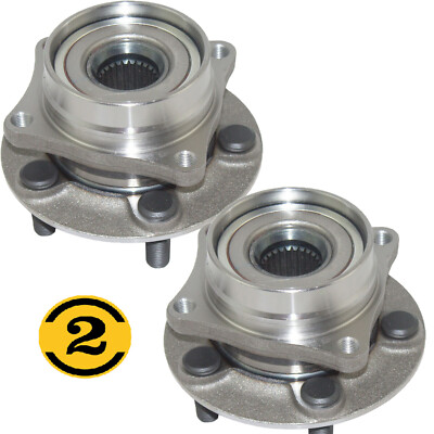 Pair (2) Front Wheel Hub & Bearing for 2004-2007 2008 2009 Toyota Prius CA