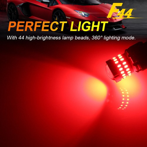 4PCS 1157 2057 RED LED Brake Tail Turn Signal Light Bulb SMD BAY15D 2357 Canbus - Picture 8 of 10