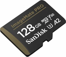 SanDisk ImageMate Pro 128GB microSDXC UHS-1 Memory Card with Adapter