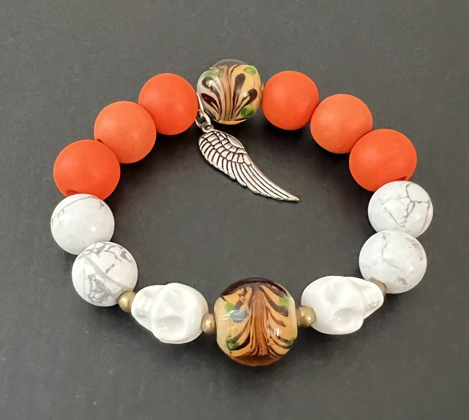 pulsera mujer naranja Foto 2 de 3