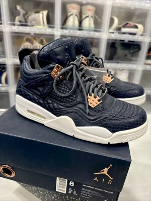 Size 8 - Air Jordan 4 Retro Premium Obsidian | eBay