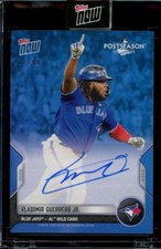 2022 Topps Now Postseason Vladimir Guerrero Jr. Blue Auto Autograph #PS-71B /49