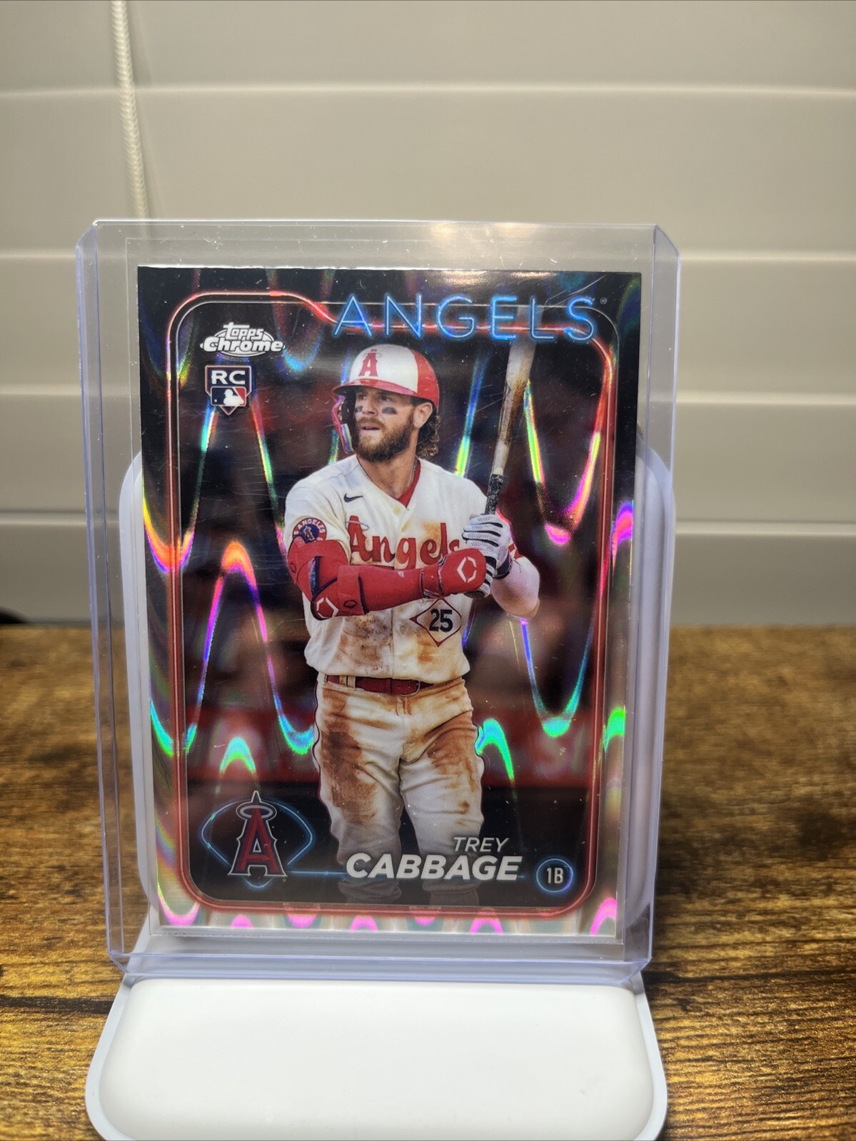 2024 Topps Chrome - RayWave Refractor #226 Trey Cabbage (RC)