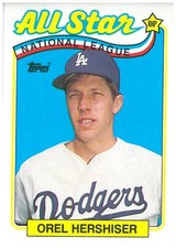 1989 Topps - All Star #394 Orel Hershiser - Dodgers