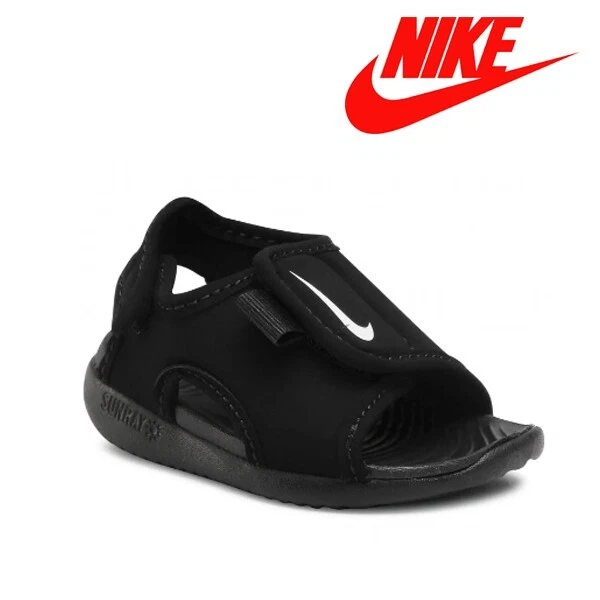 SANDALIA NIKE SUNRAY AJUSTE 5 V2 NEGRA VENTA INFANTIL 100% AUTÉNTICA BEBÉ DB9566 001 Foto 4 de 4