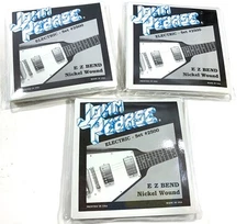 John Pearse Guitar Strings 3-Pack Electric EZ Bend Nickel Wound