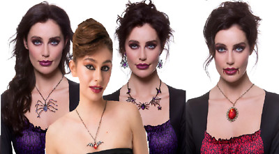 Halloween Halskette Erwachsene Vampir Hexe Schmuck Kostüm Accessoire