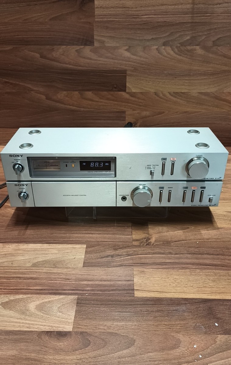 Ensemble Préampli Et Tuner Sony Falcon TAE-20F / ST-20F - Vintage Japonais Testé