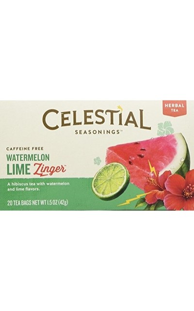 celestial seasonings watermelon lime zinger tea 20 tea bags  eBay