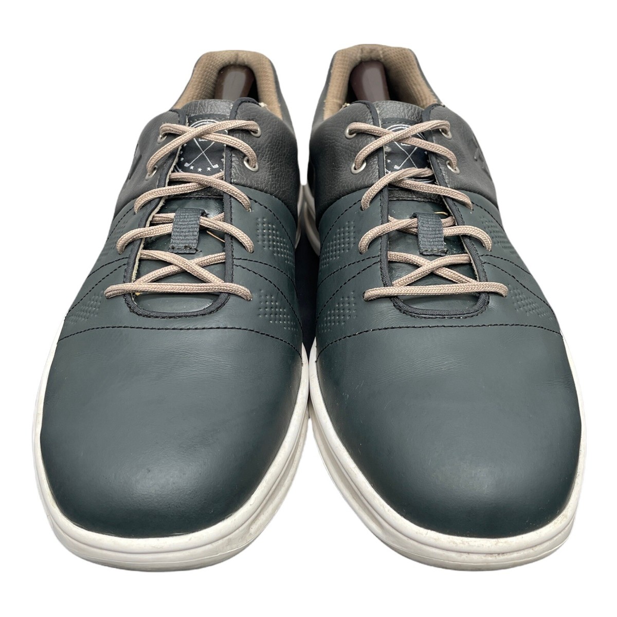 FootJoy Contour Men\'s Spikeless Golf Shoes Size 11 M Leather Gray 54072 Mens 10.5 M FJ Footjoy Contour Casual Black Leather  main image 3