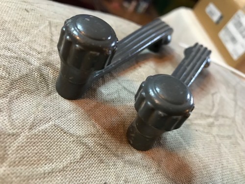 NORS FORD 1937 DELUXE WINDOW CRANK DOOR HANDLE 1938 Line Gray Rib - Bild 3 von 8
