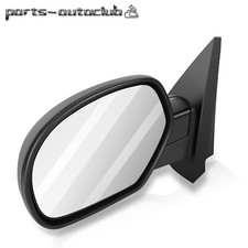 Espejo retrovisor lateral térmico eléctrico negro conductor izquierdo para camioneta Chevy GMC 07-13