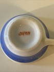 Vtg Made in Occupied Japan Small/Mini Royal Blue Gold Trim / White Cup & Saucer. — photo 8