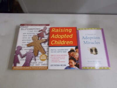 3 ADOPTION # MIXED TRADE / HC/DJ RAISING ADOPTED DEAR BIRTHMOTHER ADOPTION MIRAC