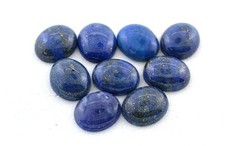 ONE 12x10 12mm x 10mm Oval Lapis Cab Cabochon Gem Stone Gemstone EBS4918