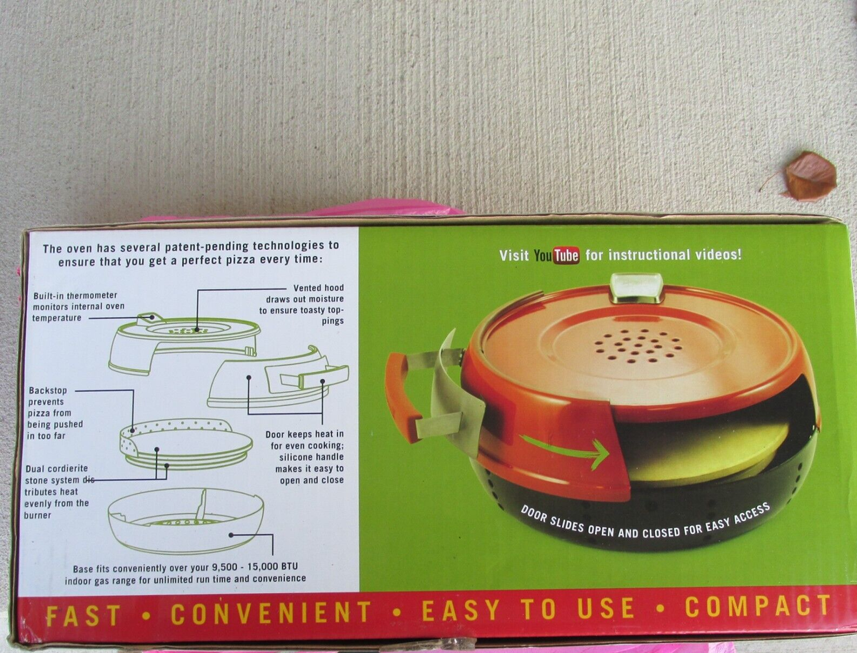 Pizzeria Pronto Stovetop Pizza Oven | eBay