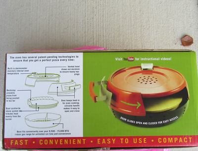 Pizzeria Pronto Stovetop Pizza Oven | eBay