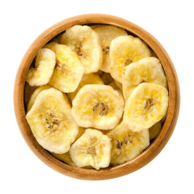 Bananenchips ungezuckert Bananen Chips Bananen Scheiben naturbelassen 500g