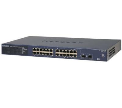 Netgear ProSafe GS724T v2 10/100/1000 Mbps 24-Port Gigabit Smart Switch