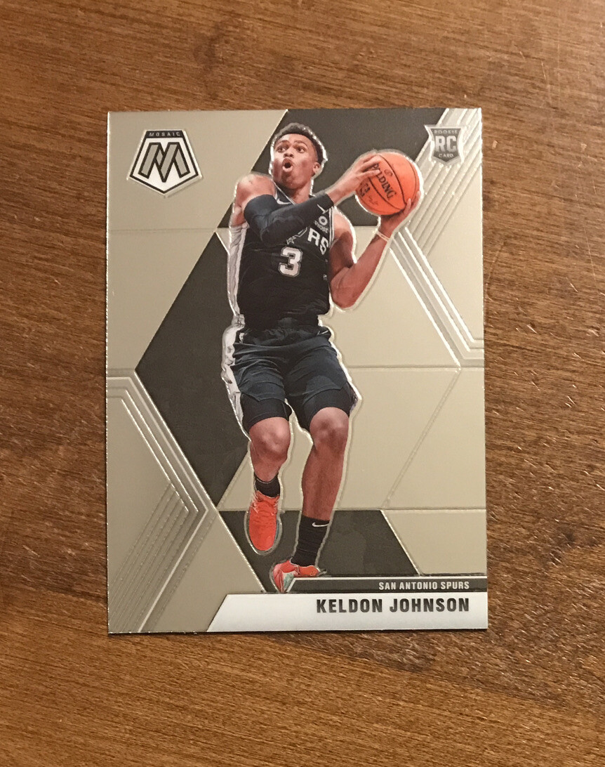 Keldon Johnson 2019-20 Mosaic Base Rookie #238 San Antonio Spurs RC