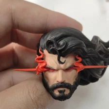 1/6 Male Cool Man Clark Kent Effect Head Sculpt Carved F 12'' Action Figure Body