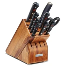 WÜSTHOF Gourmet 10-Piece Knife Block Set | Acacia