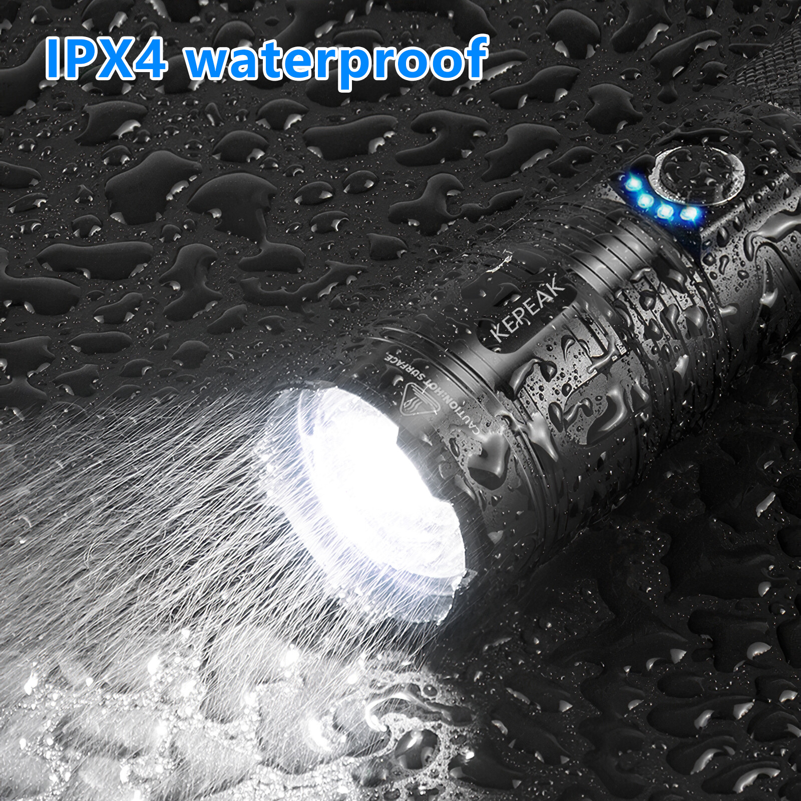 Super-Bright 1000000LM LED Tactical Flashlight Torch Zoomable Rechargeable Lamps - Picture 2 of 11
